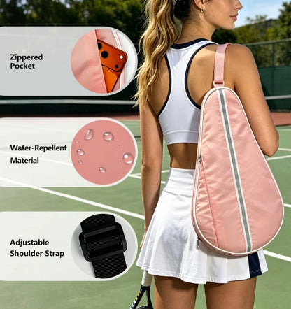 Padel-Schlägerhülle – wasserabweisend mit Schultergurt