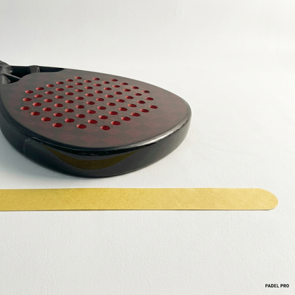 Transparentes Schutzband für Padel-Schläger – Kantenschutz